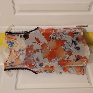 Vera Wang LG sleeveless lined blouse